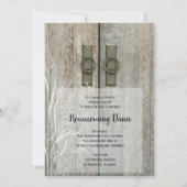 ダブルバーンドアズカントリーホームカミングダンス 招待状 (正面)