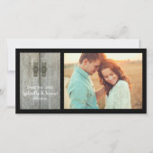 ダブルバーンドアーズファームウェディング日付を保存 セーブザデート (正面)