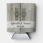 ダブルバーンドアーズファーム結婚式の引き出物 缶クーラー (正面)