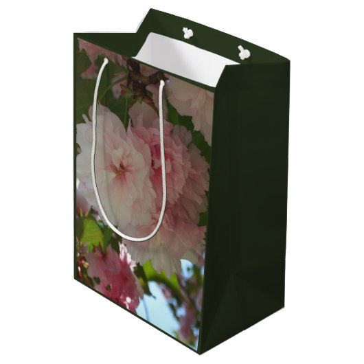 ダブルパルーミングさくらんぼツリーI春フローラ ミディアムペーパーバッグ (裏面アングル)
