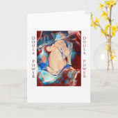 ダブルパワーグリーティングカード カード (黄色い花)