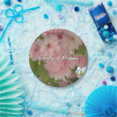 ダブルパームさくらんぼツリーII春フローラ ペーパープレート (パーティー)