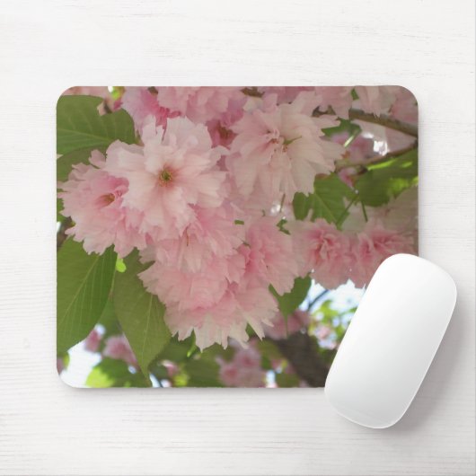 ダブルパームさくらんぼツリーII春フローラ マウスパッド (マウス)