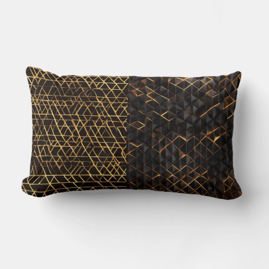 ダブルビジョン調和:リバーシブルデュアルピロー ランバークッション (正面)