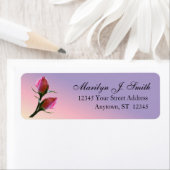 ダブルピンクのバラが紫 ラベル (インサイチュ)