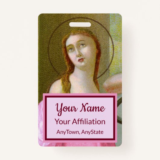 ダブルピンクセントアガサ(M 003)バッジ4 バッジ (裏面)