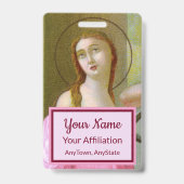 ダブルピンク セイントアガサ (M 003) バッジ4 バッジ (裏面)