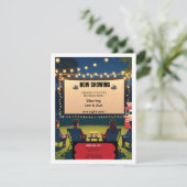 🎬ダブルフィーチャーツイン誕生日招待状 – 映画 (スタンド正面)