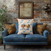 ダブルフォトピローハートフレームかわいい海 クッション