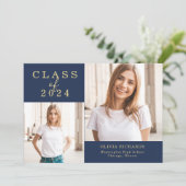 ダブルフォト | 2023年度卒業クラス 案内状 (スタンド正面)