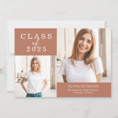 ダブルフォト | 2025年度卒業 案内状 (正面)