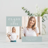 ダブルフォト | 2025年度卒業 案内状 (スタンド正面)