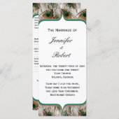 ダブルフレームプログラムで羽を孔雀 プログラム (正面/裏面)