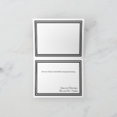 ダブルブラックトリム-サンキューカード サンキューカード (内部)