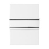 ダブルブラック縁どポートレートベリーバンド 招待状ベリーバンド (裏面例)