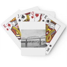 ダブルブリッジモノクロ写真