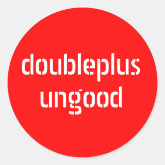 ダブルプルスングッドのステッカー ラウンドシール