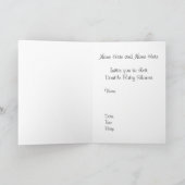 ダブルベビーシャワー招待状カード 招待状 (内部)