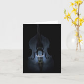 ダブルベースブルー カード (黄色い花)