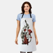 ダブルベースプレーヤー エプロン (着用した状態)