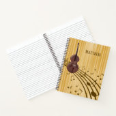 ダブルベース文字列楽器（大）緩和曲線 ノートブック (内部)