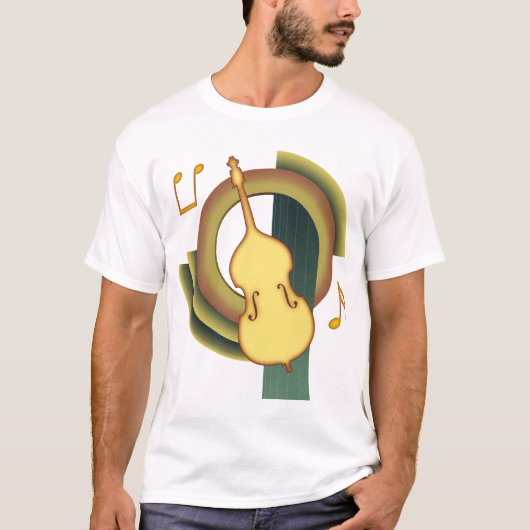ダブルベース デコ 1 Tシャツ (正面)