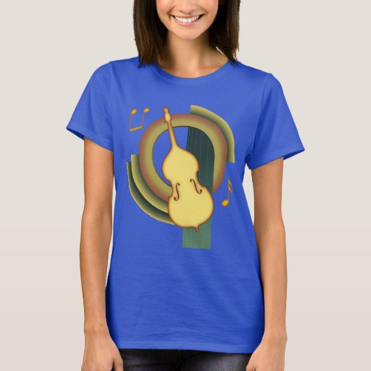 ダブルベース デコ 1 Tシャツ (正面)