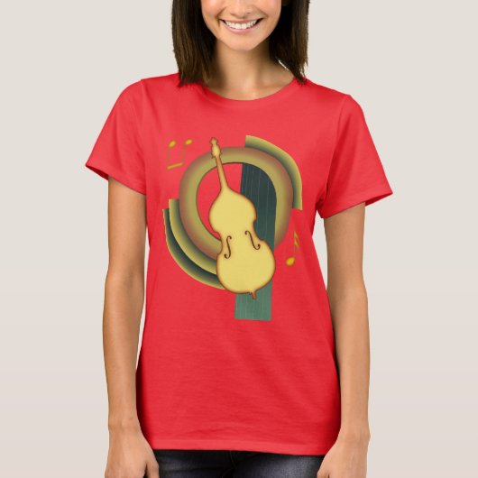 ダブルベース デコ 1 Tシャツ (正面)