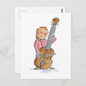 ダブルベース ポストカード (正面/裏面)