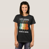 ダブルベース・同人誌を愛するまで私は普通だった Tシャツ (正面フル)