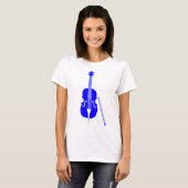 ダブルベース – 青 Tシャツ (正面フル)