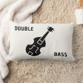 ダブルベース（黒） ランバークッション (ブランケット)