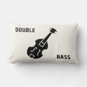 ダブルベース（黒） ランバークッション (正面)