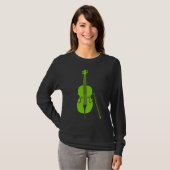 ダブルベース – Martian Green Tシャツ (正面フル)