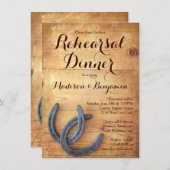 ダブルホースシューズリハーサルディナー招待状 招待状 (正面/裏面)