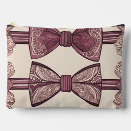 ダブルボウシックボウタイAIアート アクセサリーポーチ