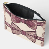 ダブルボウシックボウタイAIアート アクセサリーポーチ (見開き)