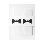 "ダブルボウタイ"ベリーバンド 招待状ベリーバンド (正面例)