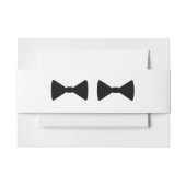 "ダブルボウタイ"ベリーバンド 招待状ベリーバンド (正面例)
