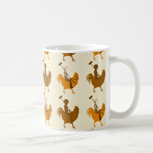 ダブルポリロパターン コーヒーマグカップ (右)