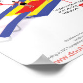 ダブルミニトランポリン – 着陸控除 ポスター (角)