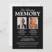 ダブルメモリアルフォト 招待状 (正面)