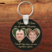 ダブルメモリアル追加フォトキーチェーン キーホルダー (正面)