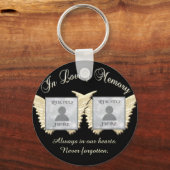 ダブルメモリアル追加フォトキープサケ キーホルダー (正面)