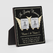 ダブルメモリアル フォトプラーク (正面)