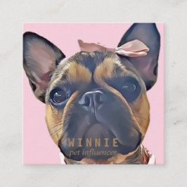 ダブルモダンフォトスキャン可能なQRコード スクエア名刺