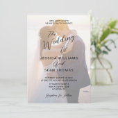 ダブルモダンフォト結婚ズ 招待状 (スタンド正面)