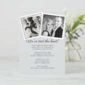 ダブルユニークフォト結婚披露宴パイナップル 招待状 (スタンド正面)