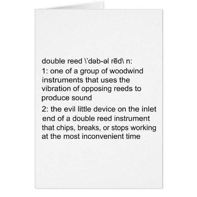 ダブルリード定義 (正面)