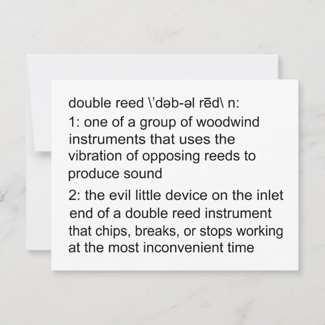 ダブルリード定義 (正面)